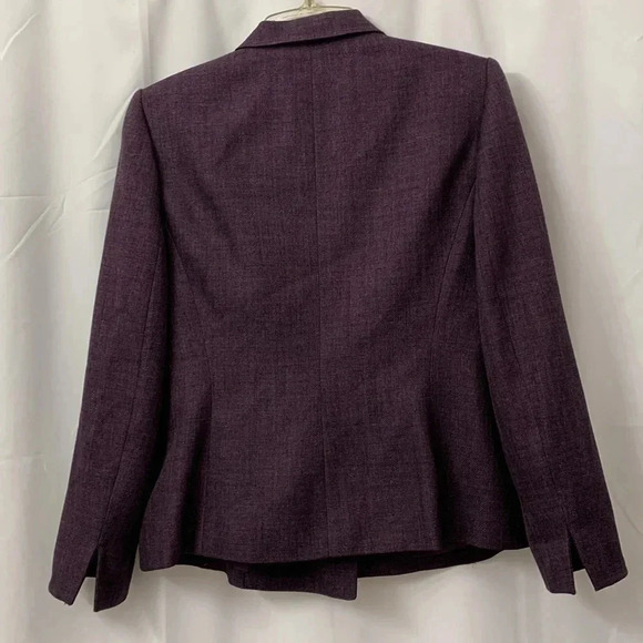 Women’s Le Suit 2 Piece Skirt Set Dark Purple Size 8P EUC - Picture 8 of 10